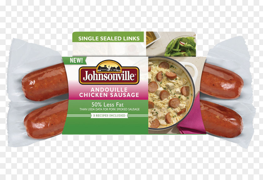 Chicken Sausage Bockwurst Andouille Rookworst Johnsonville, LLC PNG