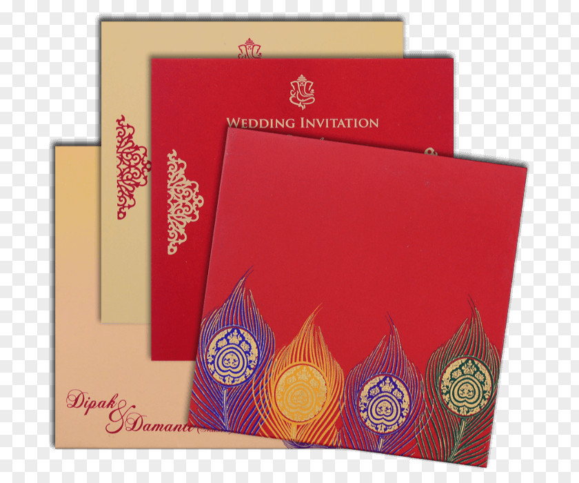 Hindu Wedding Cards Envelope Greeting & Note Rectangle Place Mats PNG