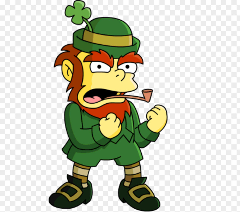 Leprechaun The Simpsons: Tapped Out Homer Simpson T-shirt Saint Patrick's Day PNG