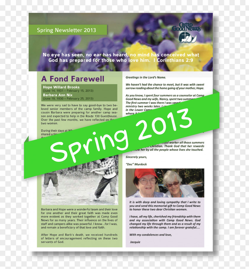 Spring Camp Newsletter Product Leadership Brochure Campervans PNG