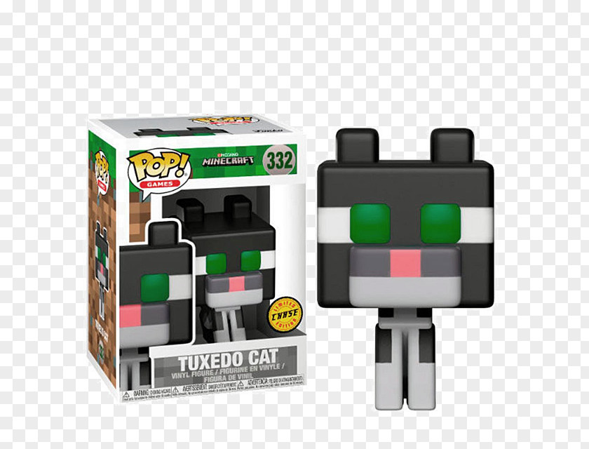 Tuxedo Cat Minecraft: Story Mode Funko Action & Toy Figures Video Game PNG