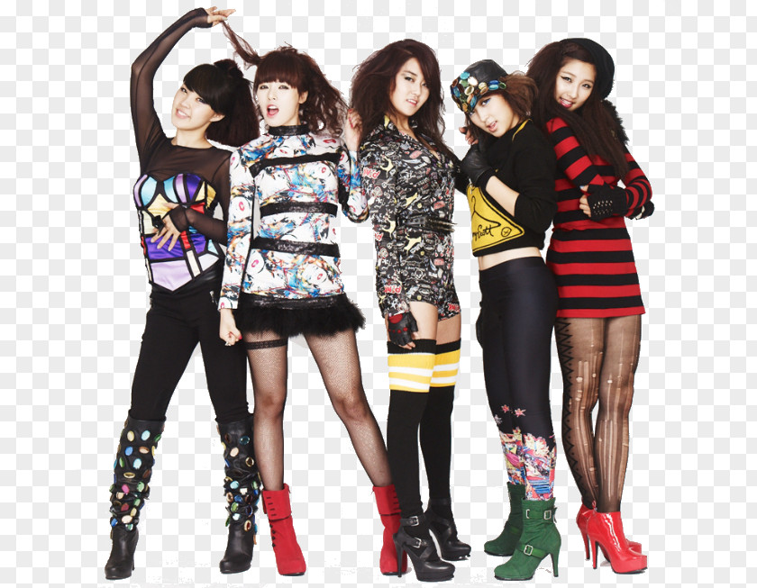 4minute Best Of 4Minute K-pop Volume Up Mirror PNG