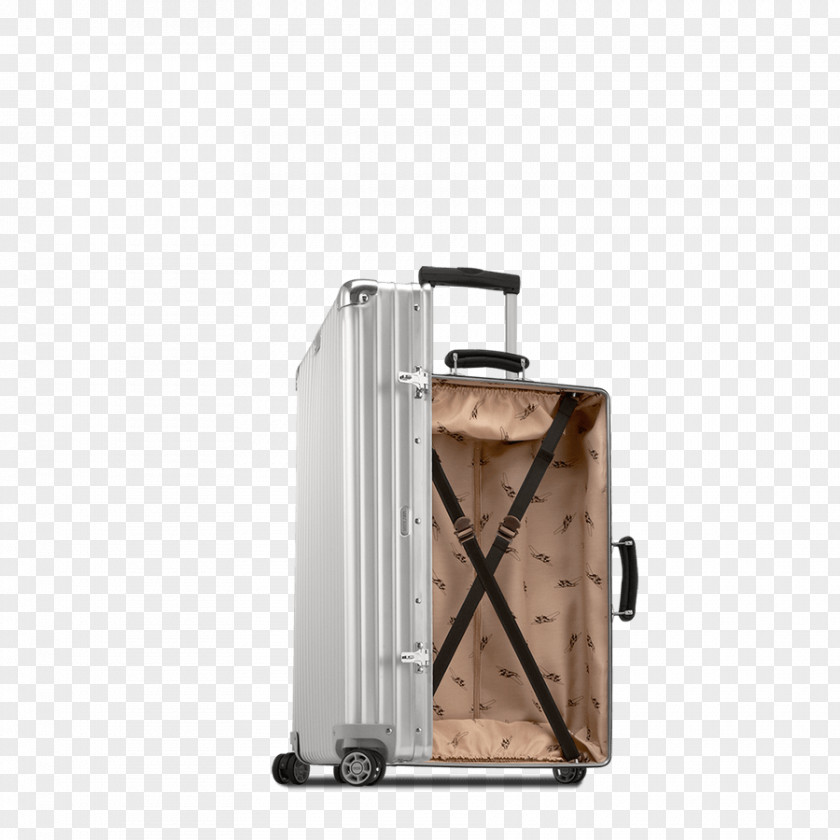 Suitcase Rimowa Classic Flight Multiwheel Metal Baggage PNG