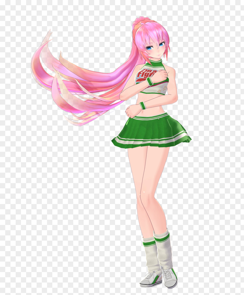 Cheerleader Hatsune Miku Cheerleading Megurine Luka MikuMikuDance SeeU PNG