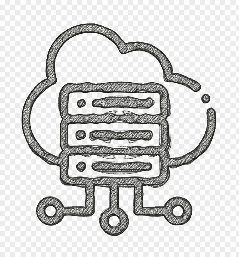 Internet And Technology Icon Cloud Storage Server PNG