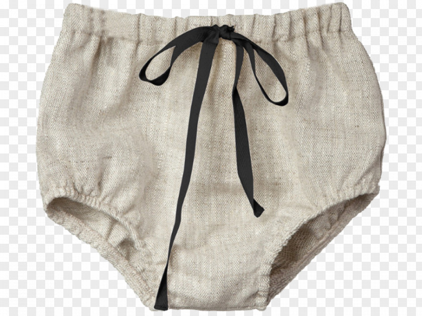 Linen Briefs Underpants Shorts Khaki PNG
