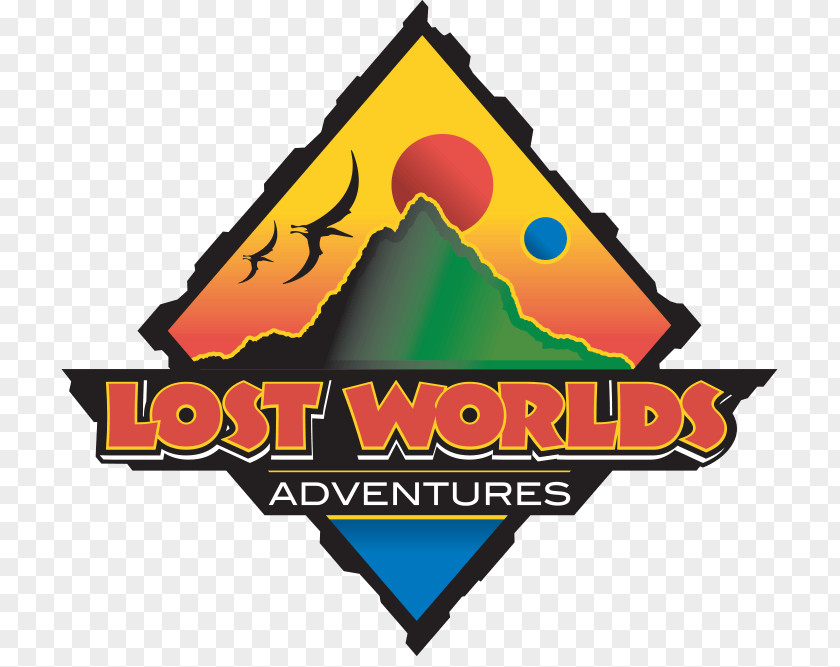 Lost Worlds Adventures Entertainment Tri-Valley Logo Laser Tag PNG