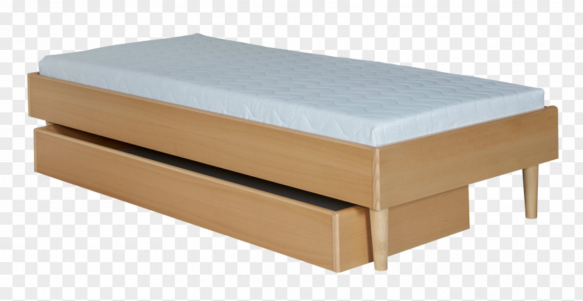 Bed Frame Box-spring Mattress Bedside Tables PNG