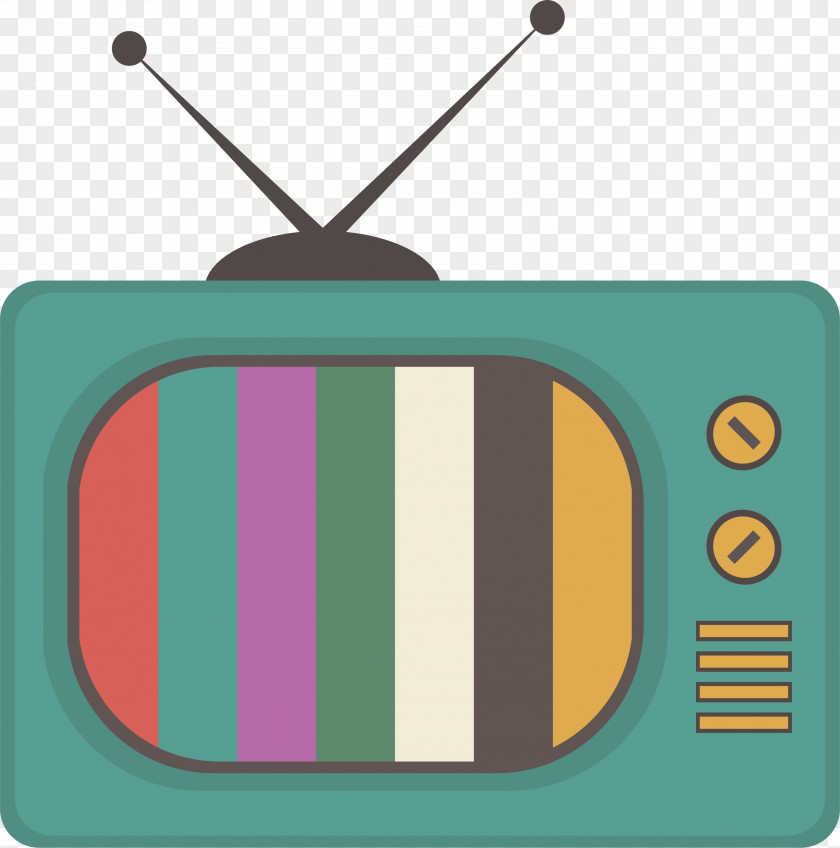 Retro Old TV Television PNG