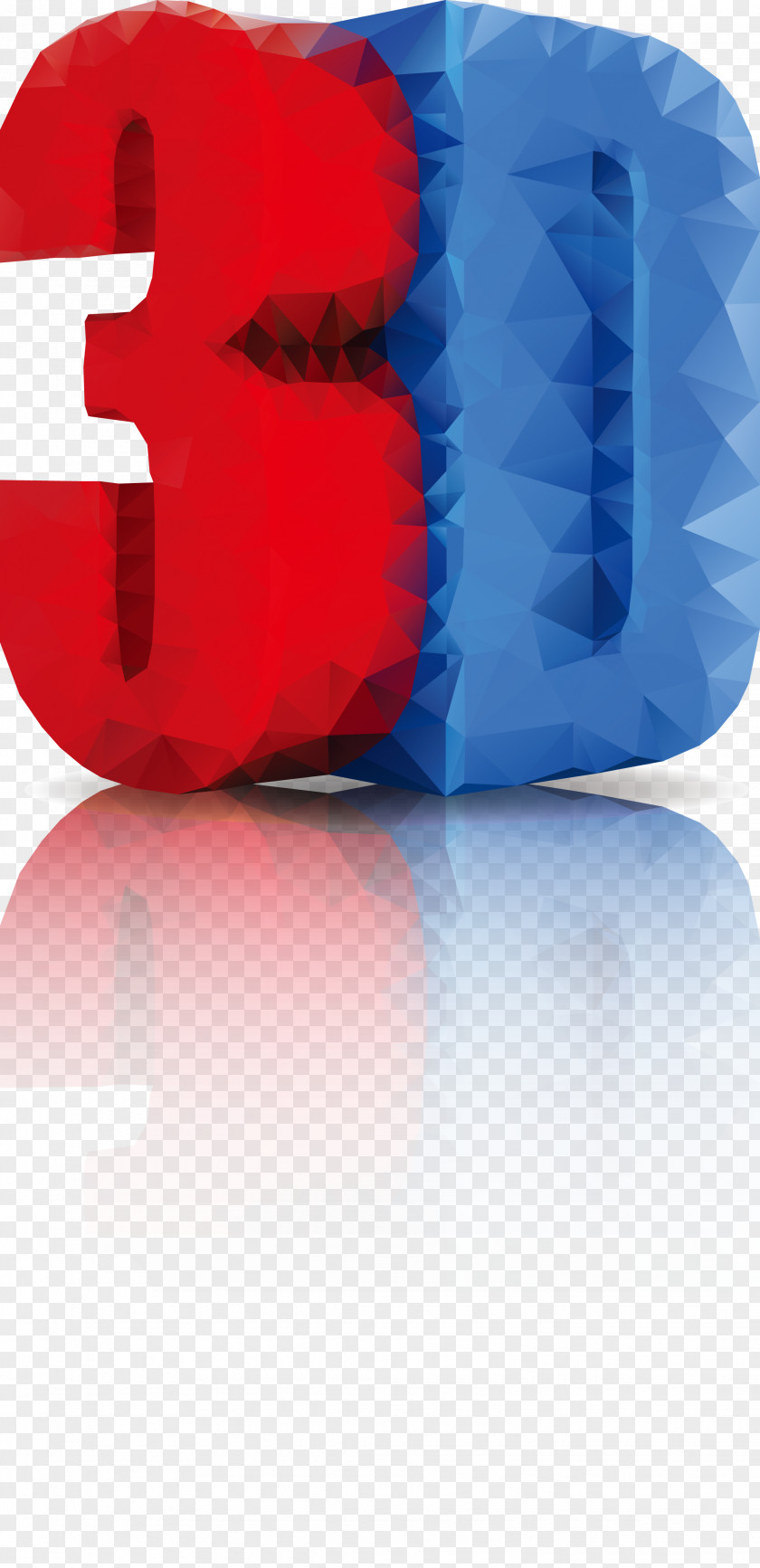 The Effect Of Red And Blue 3D Word Computer Graphics Microsoft Film PNG