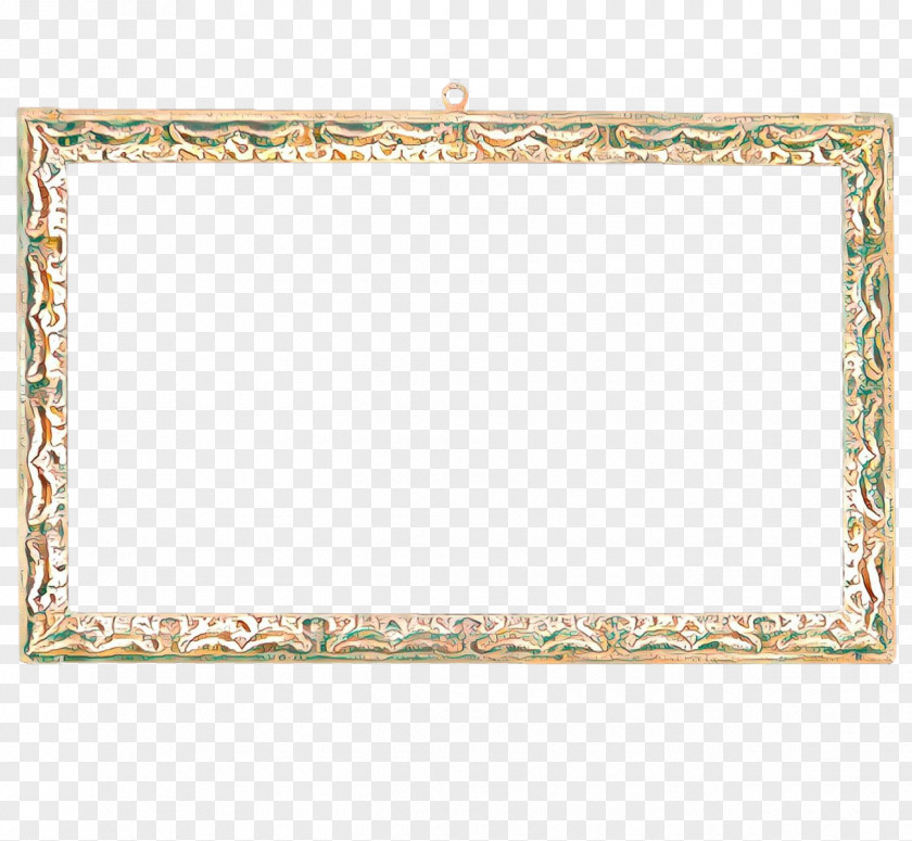 Beige Picture Frame Rectangle Place Mats Frames Pattern Meter PNG