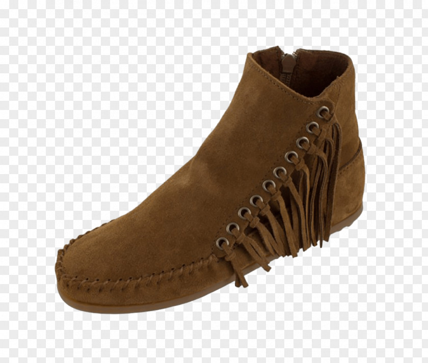 Continental Fringe Suede Boot Shoe Walking PNG