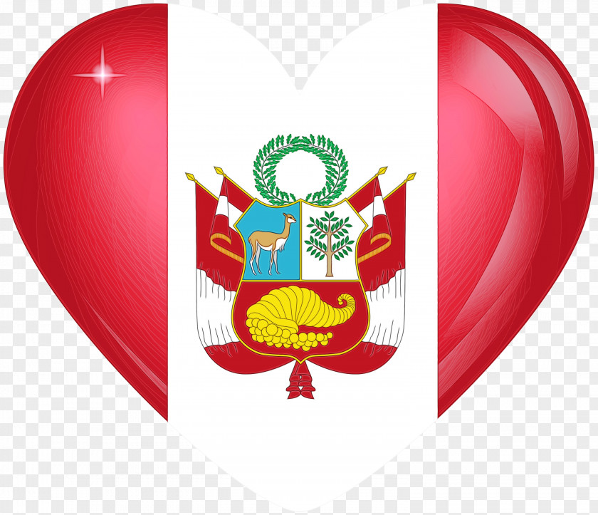 Heart Shield Santa Cartoon PNG