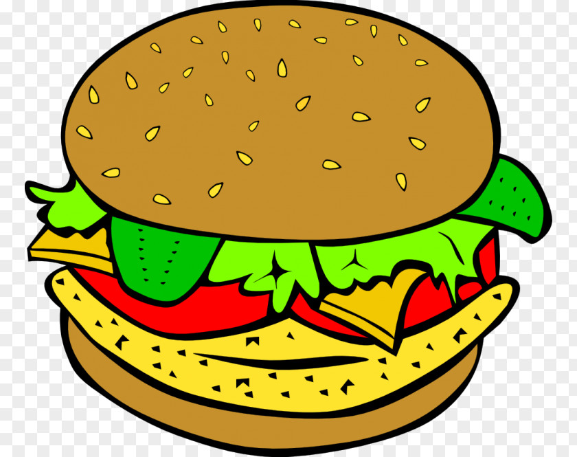 Junk Food Fast Hamburger Chicken Sandwich Clip Art PNG