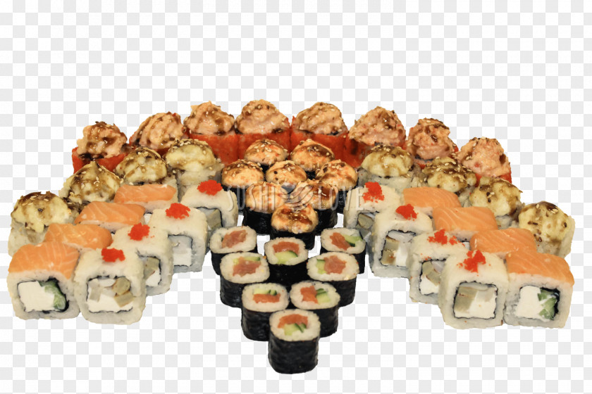 Sushi Japanese Cuisine Makizushi California Roll Onigiri PNG