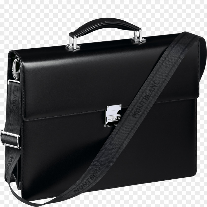 Bag Montblanc Briefcase Meisterstück Leather PNG