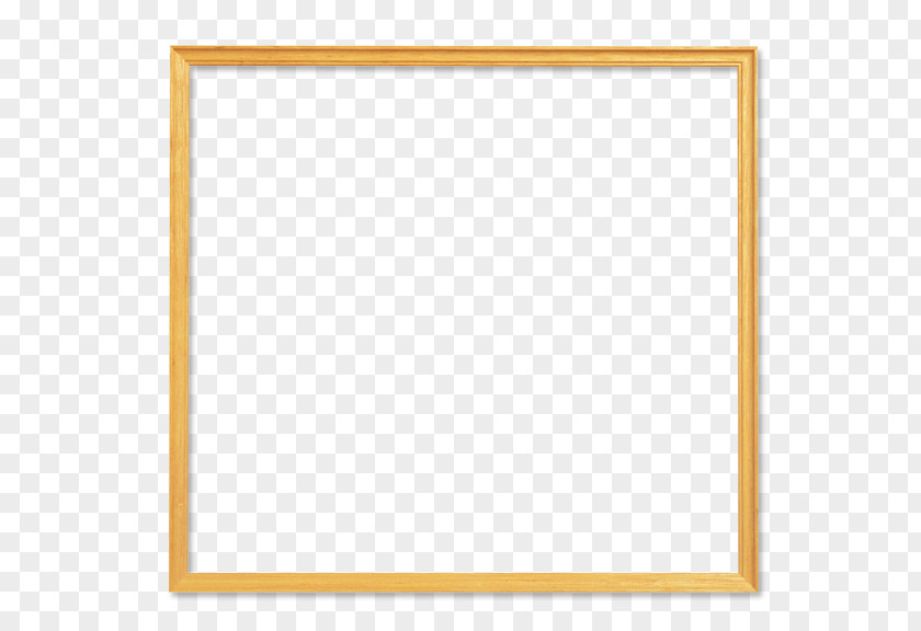 Gold Frame Square Area Picture Pattern PNG