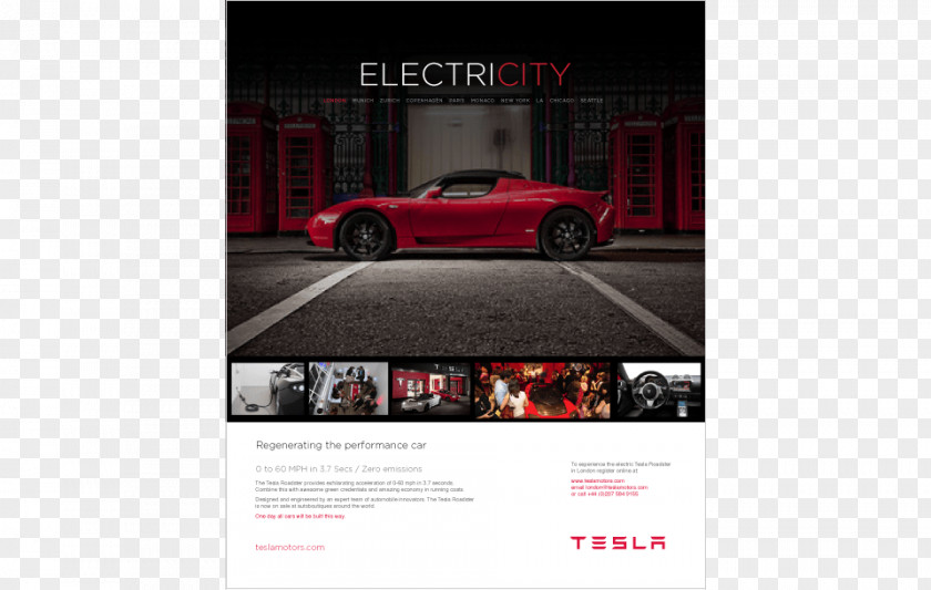 Advertisment Way For Car Tesla Motors Brand Luxury Vehicle Advertising Campaign PNG