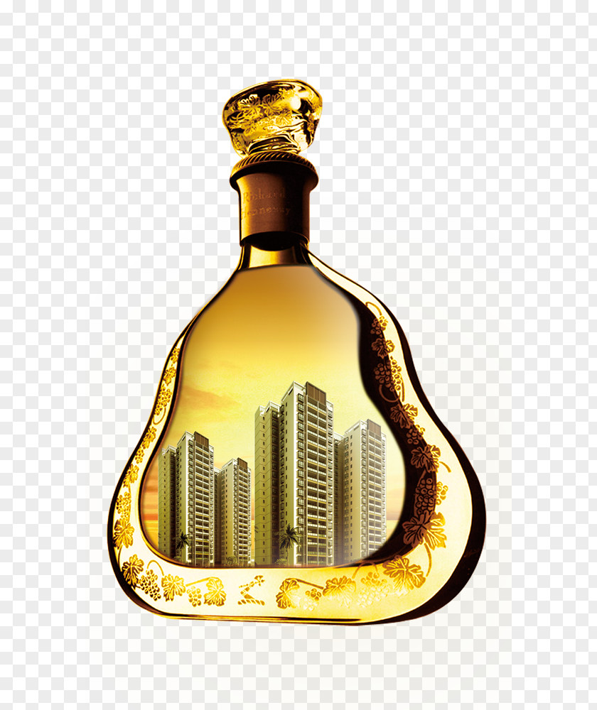 Bottle Architectural Elements Whisky Liqueur Hennessy PNG