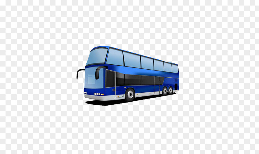 Bus Double-decker Tour Service School PNG