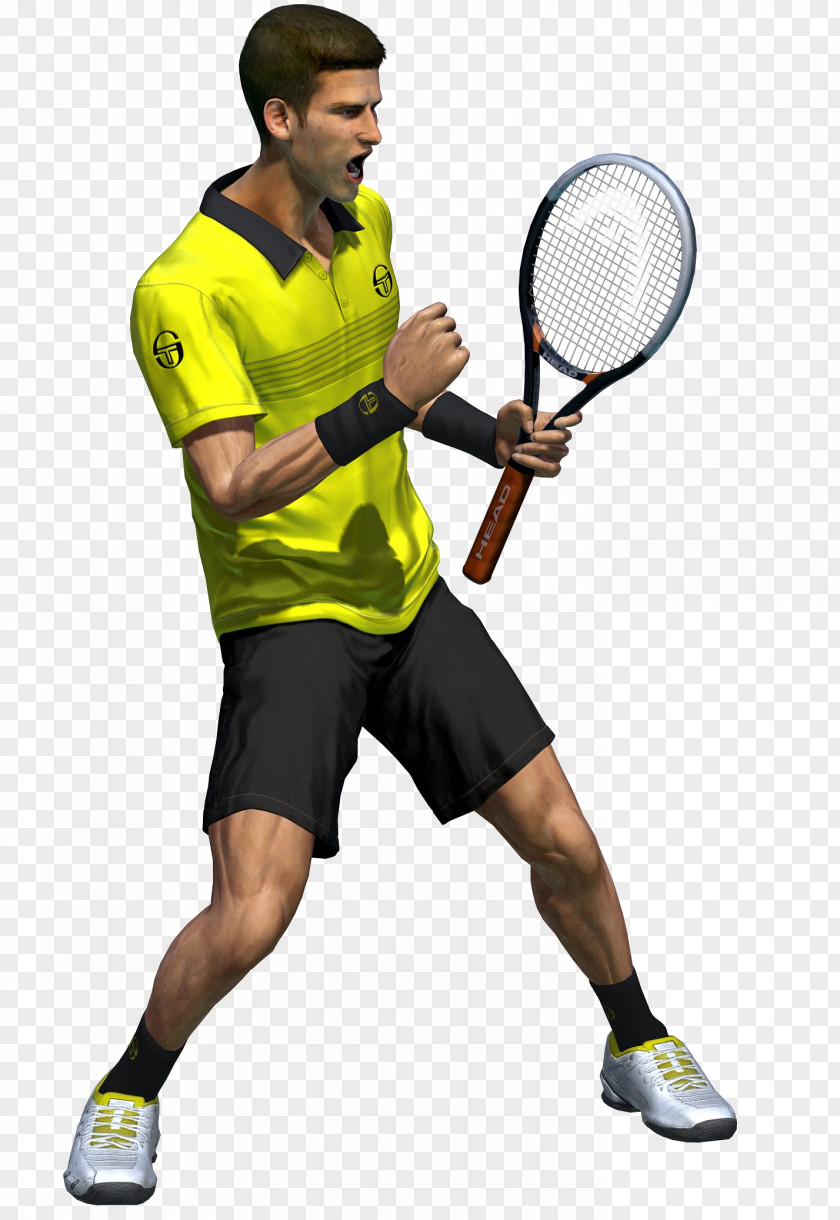 Novak Djokovic Virtua Tennis 4 Game Challenge PNG