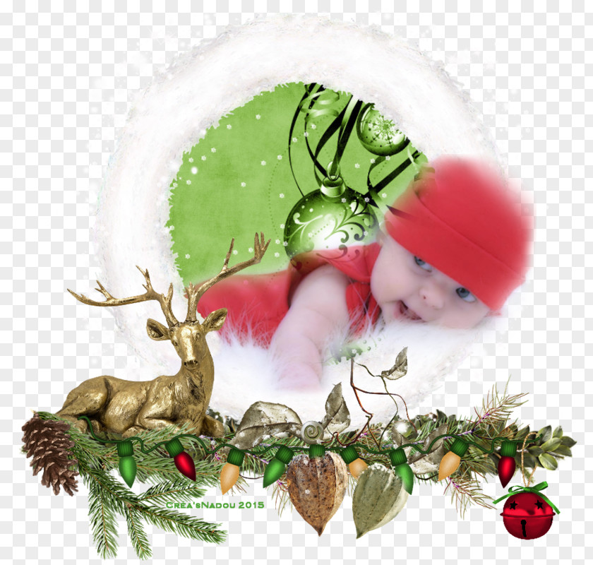Reindeer Christmas Ornament Tree Infant PNG