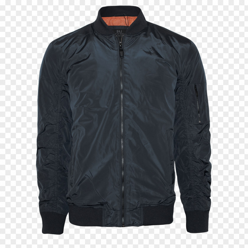 Black Jacket Flight Leather Clothing Shirt PNG