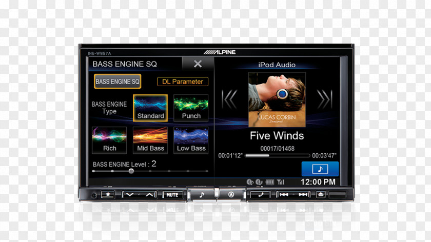 Car GPS Navigation Systems Alpine Electronics Vehicle Audio Automotive System PNG