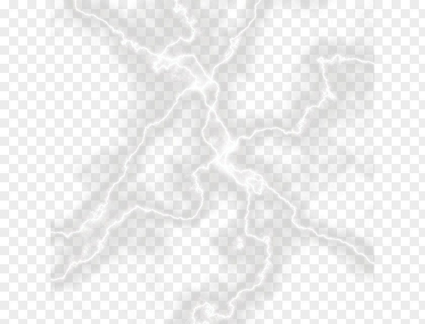 Lightning Black And White Pattern PNG