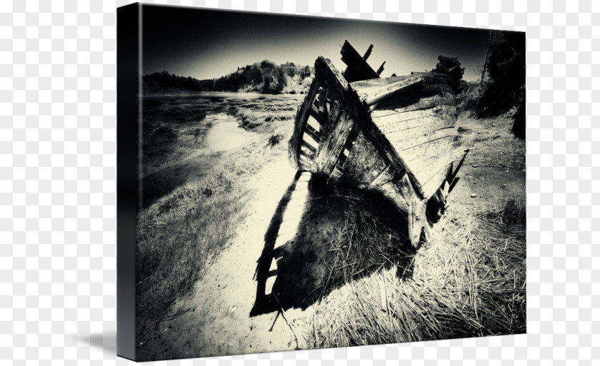 Ship Wreck Black And White Photography Pinhole Camera PNG