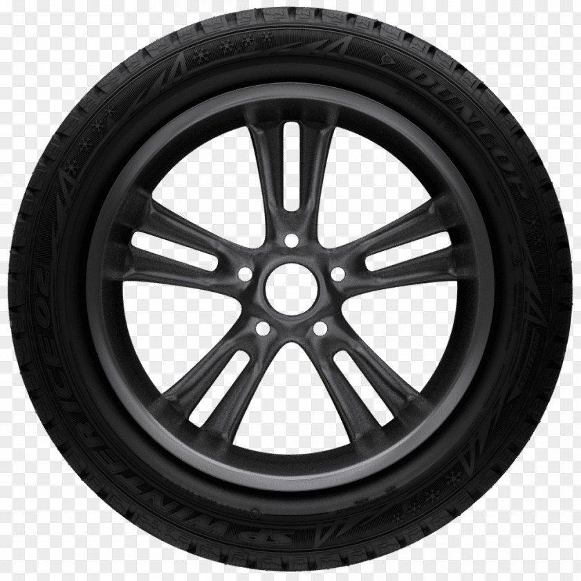 New Back-shaped Tread Pattern Car Alloy Wheel Rim Tire PNG