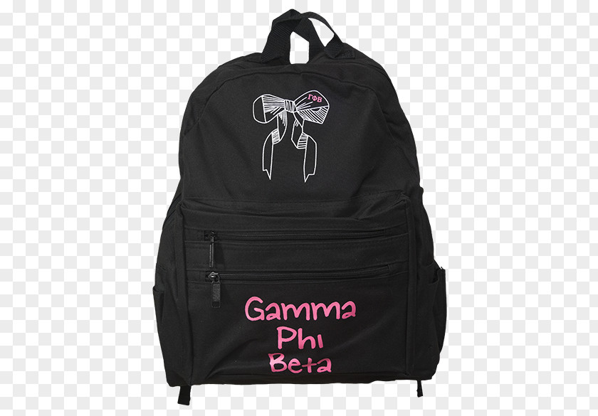 Tau Gamma Phi Bag Backpack Brand Black M PNG