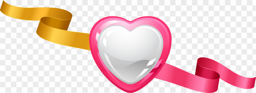 Valentine Heart Product Design Pink M PNG