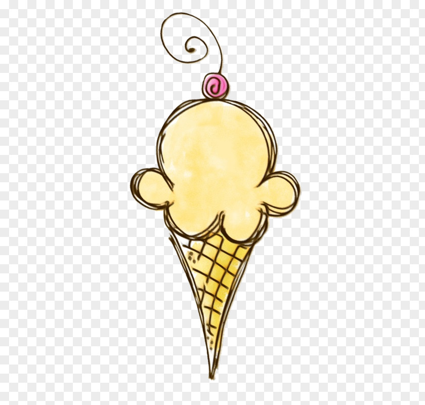 Ice Cream Cone Background PNG
