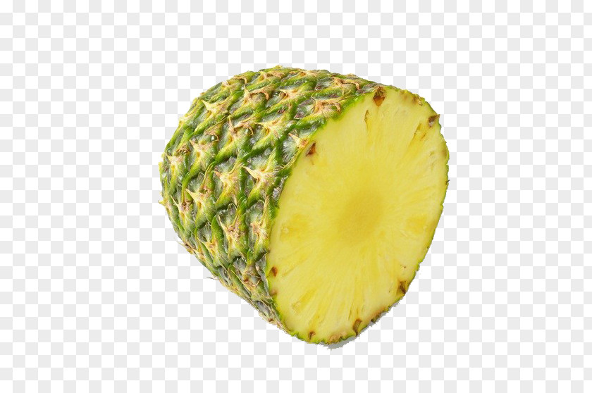 Half Pineapple Tropical Fruit PNG