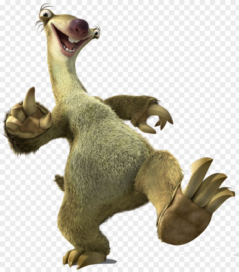 Ice Age Sid Manfred Scrat Sloth PNG