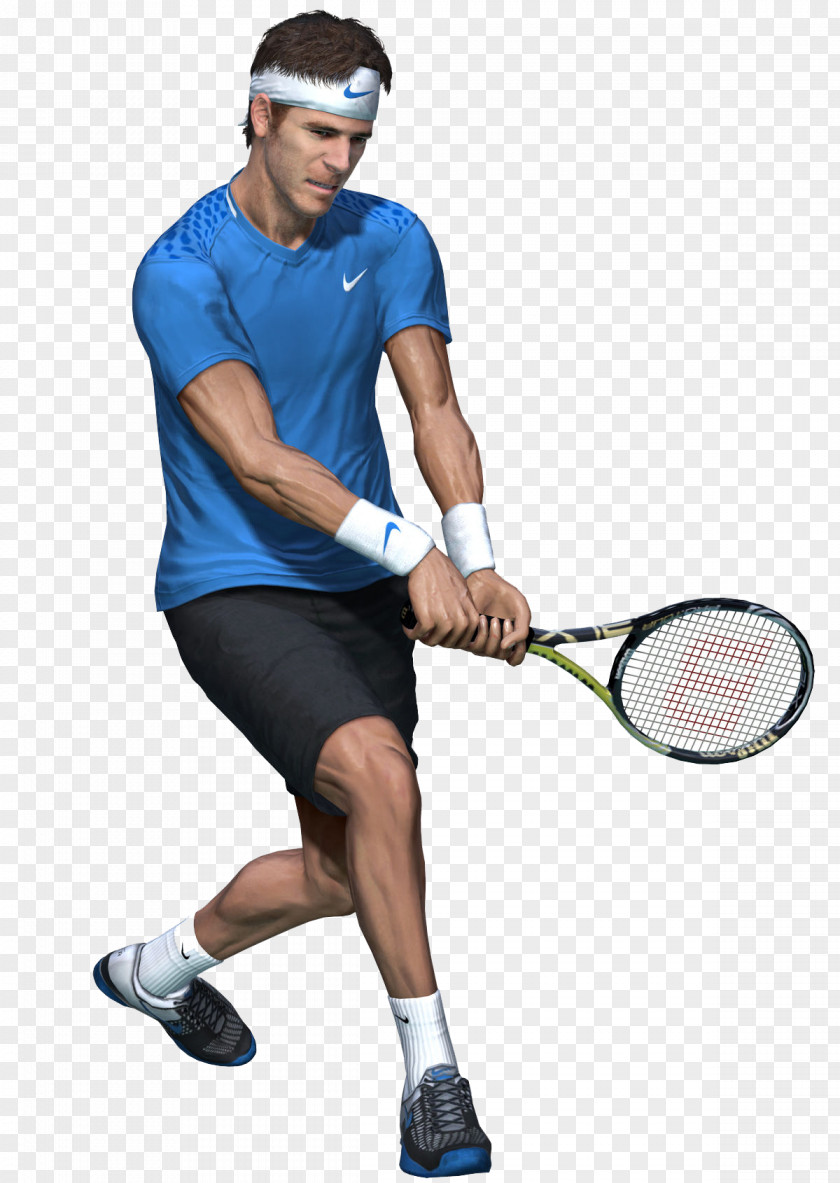Roger Federer Virtua Tennis 4 Player PNG