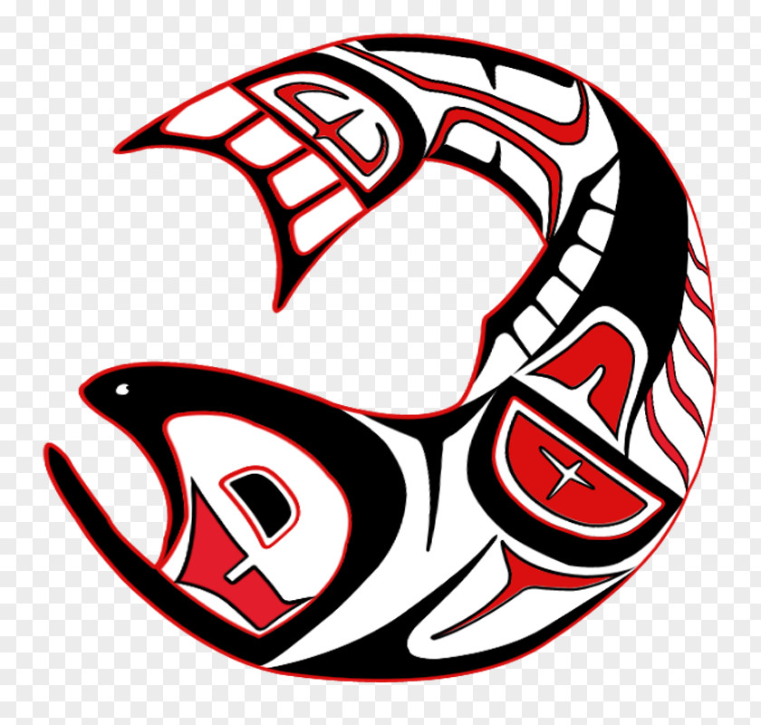 Totem Tattoo Pacific Northwest Haida People Chinook Salmon Tlingit PNG