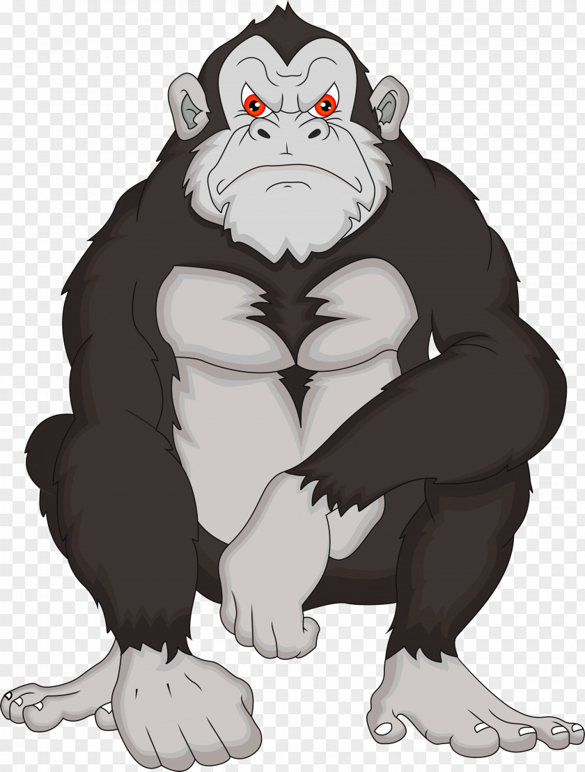 Gorilla Primate Royalty-free PNG