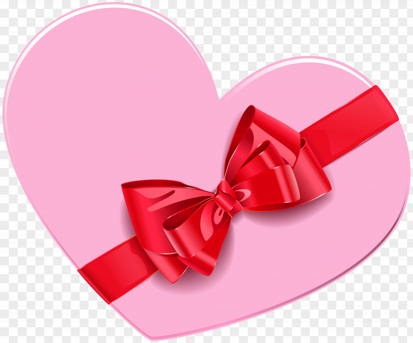 Heart Gift Box Clip Art Image PNG