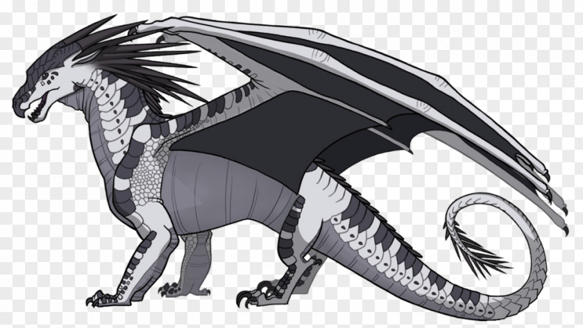Nightwing Dragon Lineart Wings Of Fire Wikia Drawing PNG
