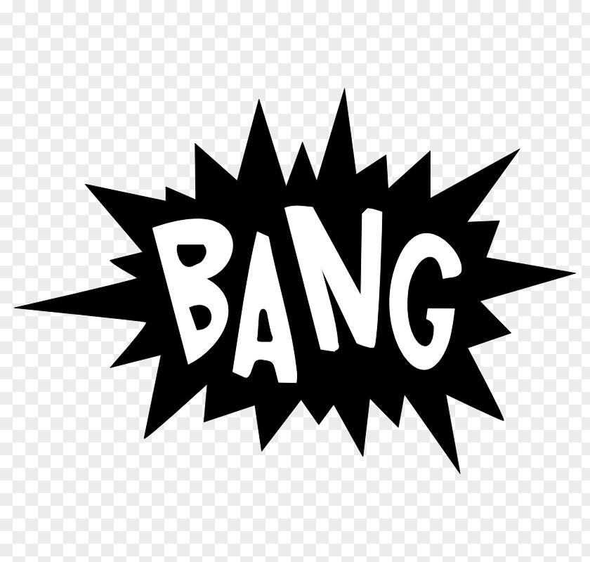 Onomatopoeia Images Black And White Clip Art PNG