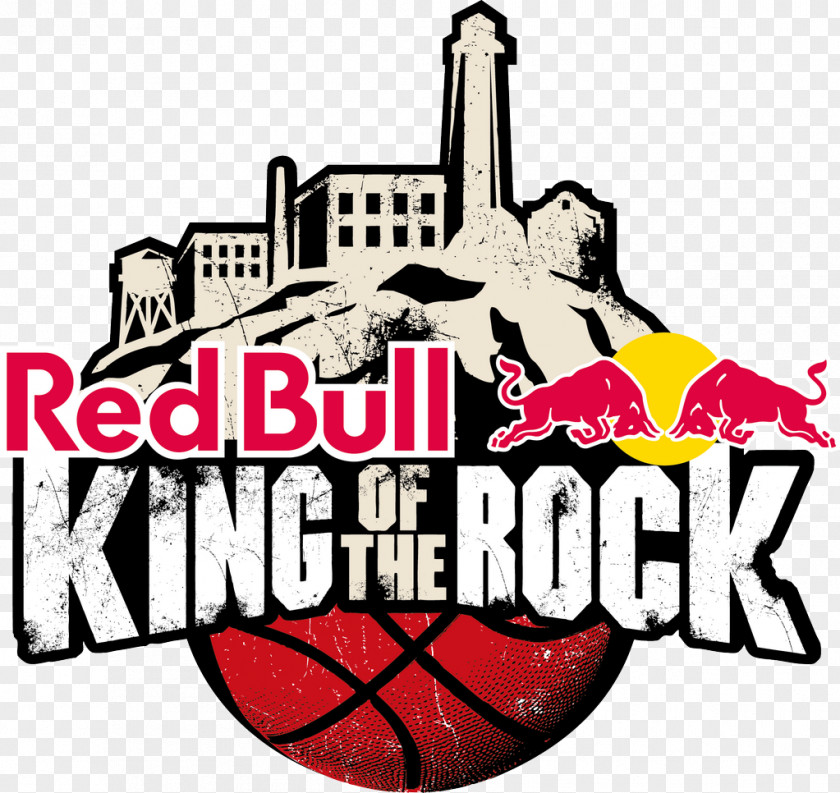 Red Bull King Of The Rock Tournament Logo Alcatraz Island Basketball PNG