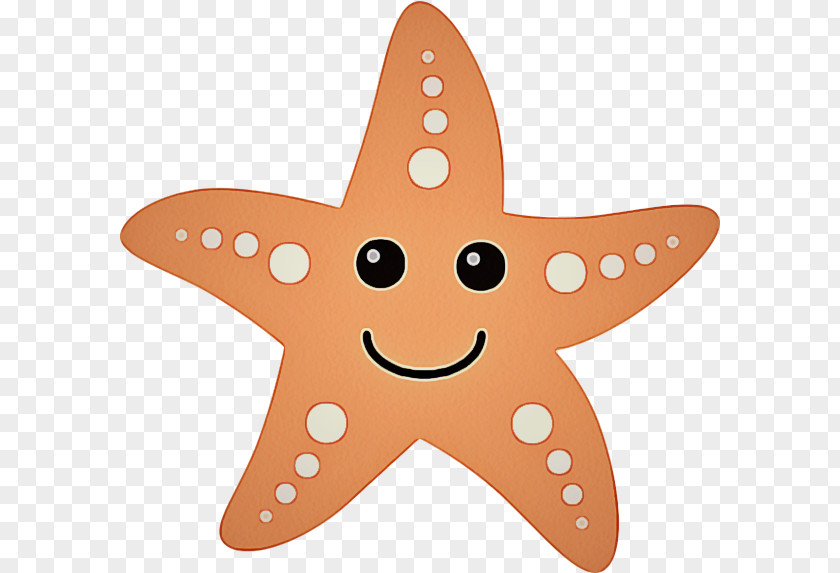 Star Starfish Orange PNG