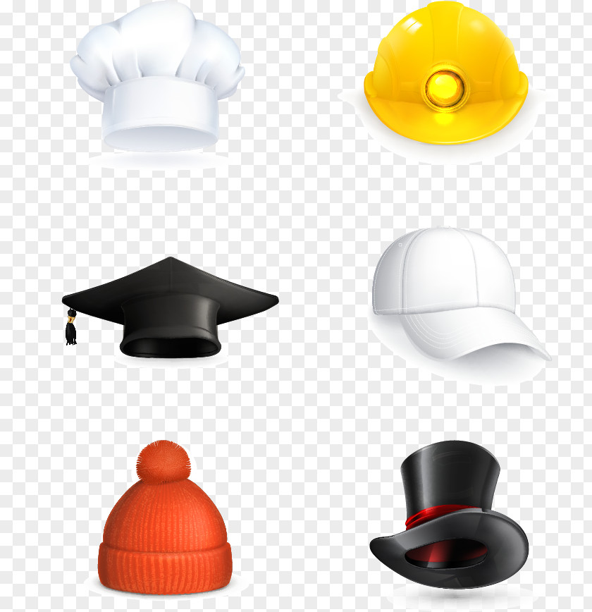Vector Material Hat Collection Designer Icon PNG