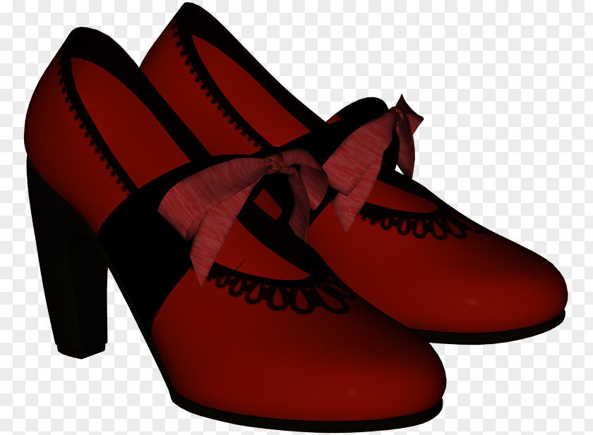 Cartoon Painted Red High Heels High-heeled Footwear PNG