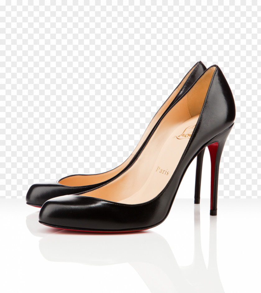 Christian Louboutin Court Shoe Wedge Sandal Fashion PNG