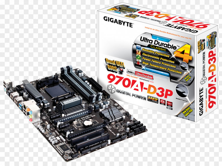Motherboard GIGABYTE GA-970A-DS3P Socket AM3+ Gigabyte Technology PNG