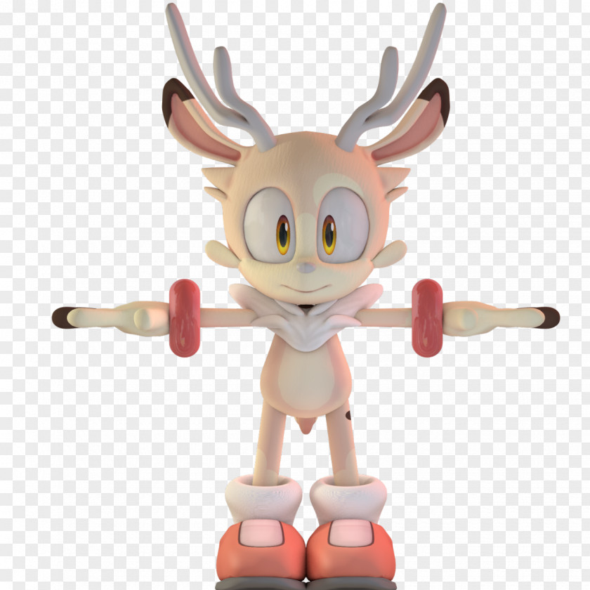 Reindeer Animal Figurine Cartoon Character PNG