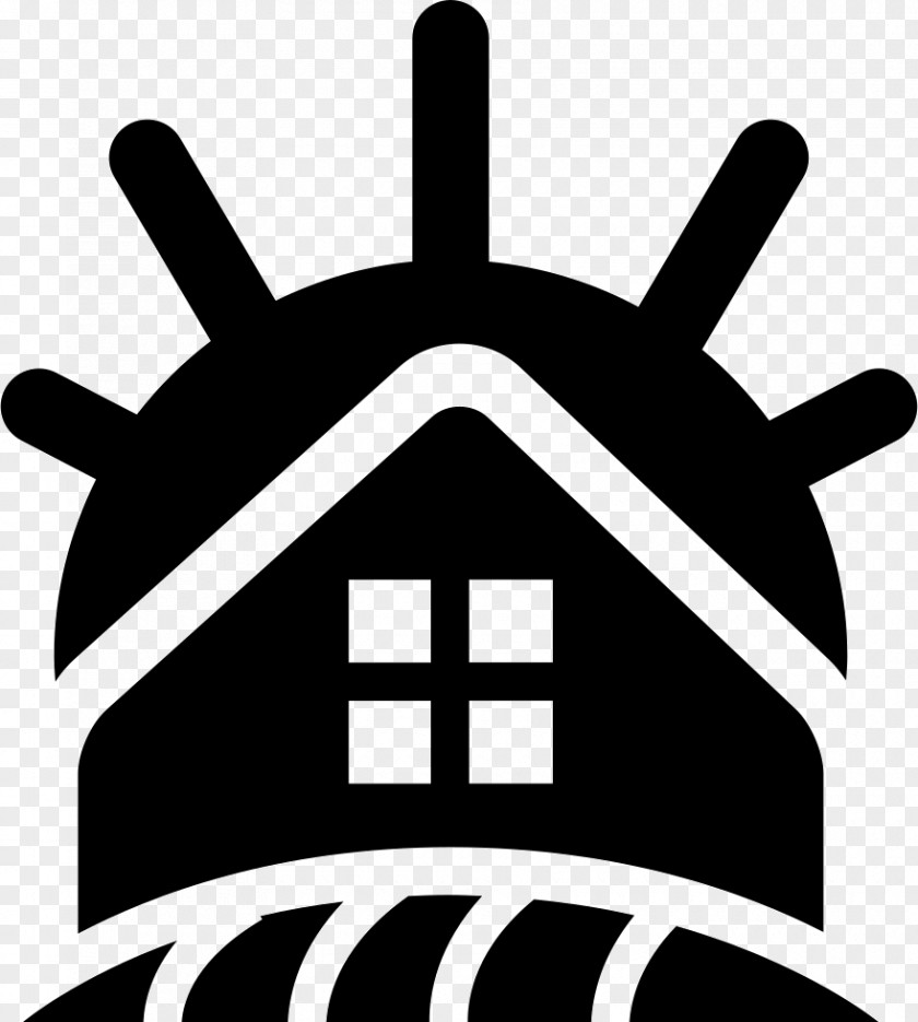 Rural Building House Symbol PNG